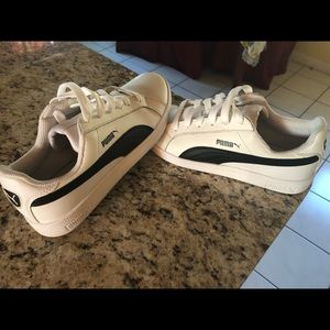 Puma white sneakers